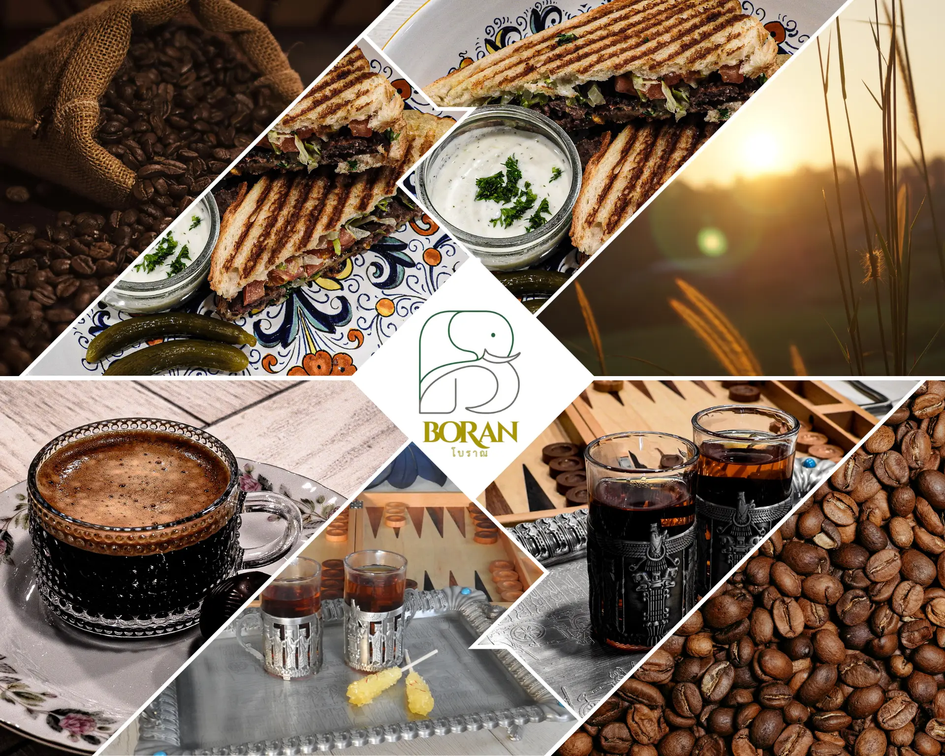 Featured handcrafted coffee and food at Boran Coffee Lounge in Meridian, Idaho
